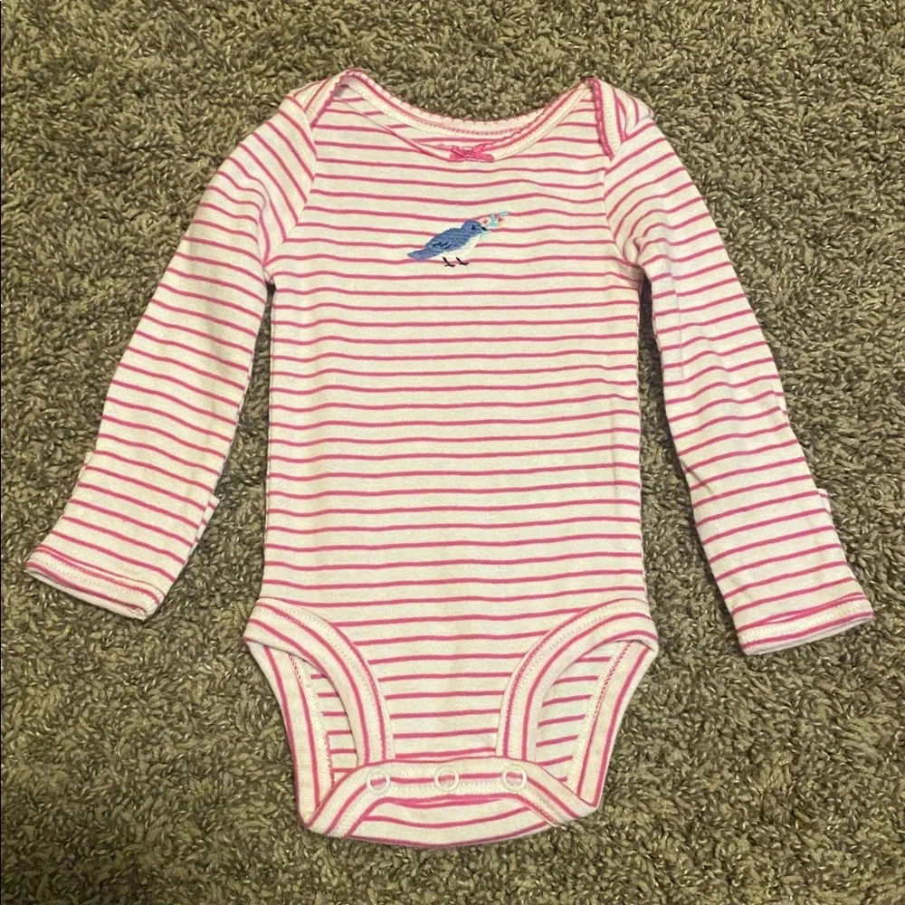 Baby Girl Long Sleeve Onesie Bundle Newborn 5 Pieces